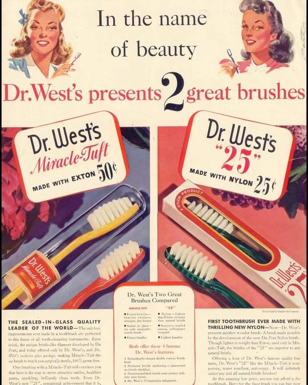 On This Day The First Nylon Bristle Toothbrush Was Manufactured